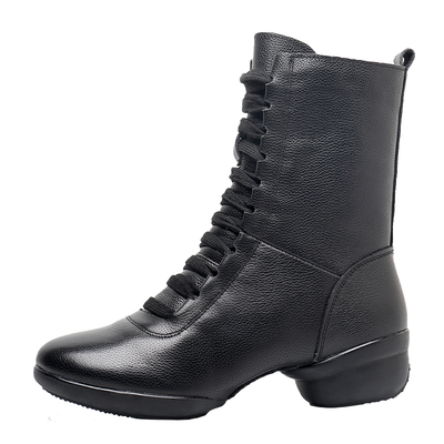 卡路奇广场舞女鞋现代水兵舞蹈靴子跳舞鞋软底舞蹈鞋水兵舞女靴子