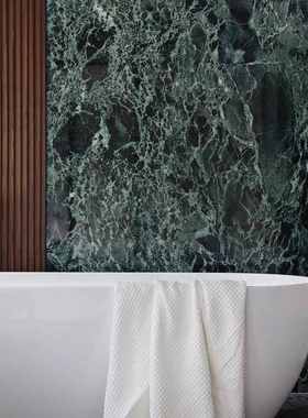 天然绿色大理石花纹板电视背景墙奢石茶几岛台餐桌石材