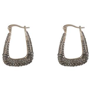 轻奢小众满钻耳环女耳钉独特绝美气质耳饰2025新款U形冷淡风耳扣