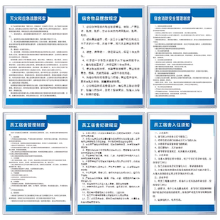灭火和应急疏散预案新版消防安全规章制度公司企业工厂员工宿舍管理制度管理员岗位职责上墙入住须知汇编定制