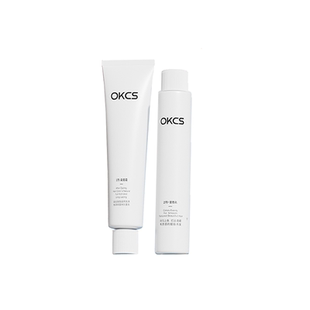 OKCS染发膏染发剂黑茶色亚麻灰棕植物纯染头膏女免漂自己在家染发