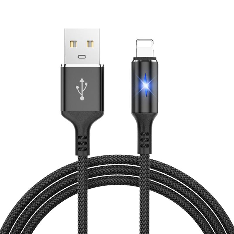 适用苹果数据线iPhone13快充12手机8plus带灯6s七11 XSmax加长2米11proXR充电器线8Pipad