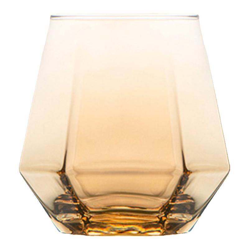 INS北欧风手工六棱玻璃杯