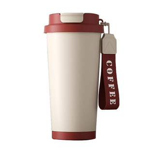316不锈钢保温杯随行陶瓷咖啡杯定制刻字便携车载吸管杯子印logo