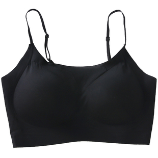 云朵内衣女无痕无尺码文胸夏季小胸聚拢抹胸式无钢圈透气美背胸罩