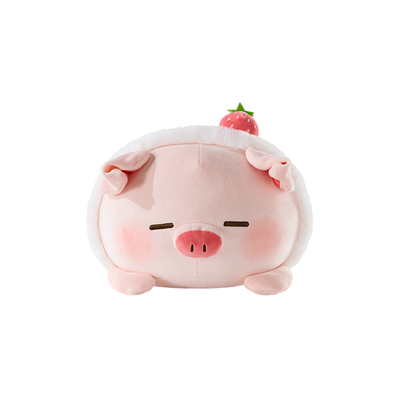 名创优品草莓猪玩偶公仔搞怪娃娃