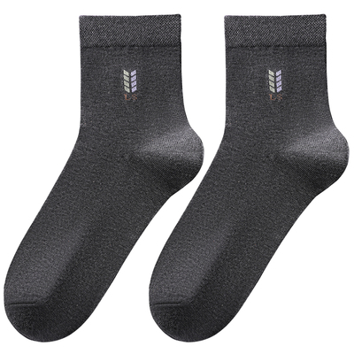 浪莎袜子男士纯棉加厚防臭中筒袜