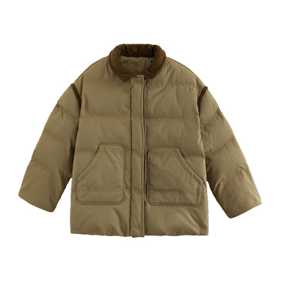 男童2025冬装新款保暖抗寒棉服