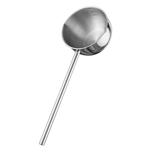 不锈钢泼油勺子长柄烧油浇油锅厨房热油小锅炝油淋油专用勺