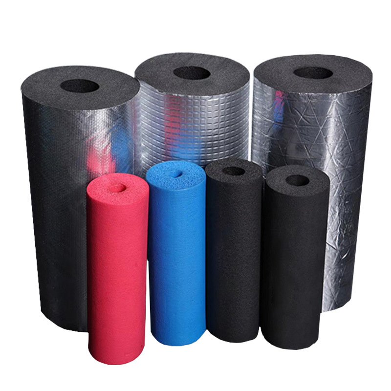 华美原厂 b1级橡塑管道包裹保温防火隔音隔热橡塑管高密度保温管