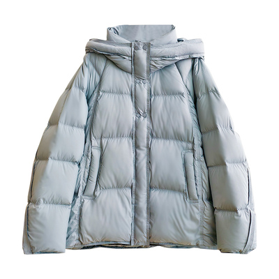 90鸭绒松紧袖口磁吸暗扣羽绒服