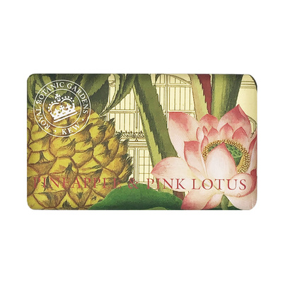 【新年礼遇】Kew邱园凤梨粉红莲花香氛皂清洁沐浴洗澡香水皂英国