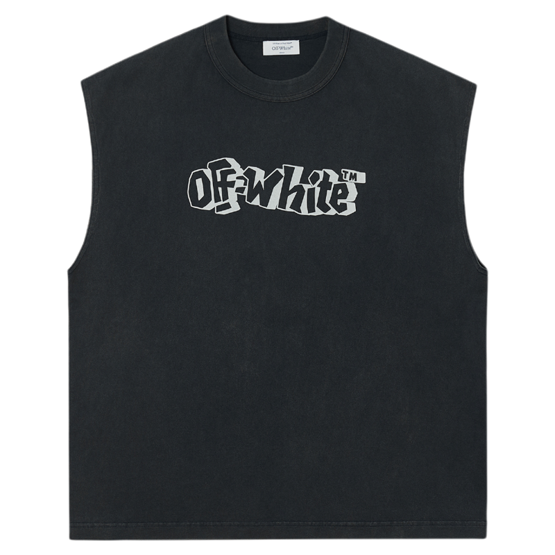 OFF-WHITE™圆领背心上衣
