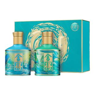 舍得酒江河万象新52度375ml*2瓶礼盒装浓香年货节日送礼白酒