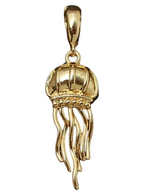 个性可爱小水母可掰活扣吊坠