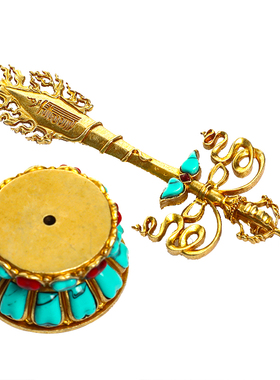 文殊剑摆件密宗黄铜宝剑藏式供佛