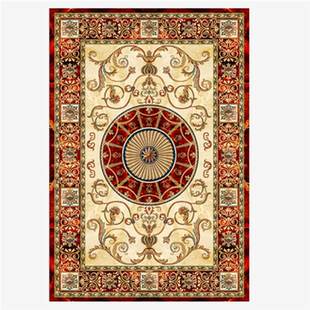 欧美式地毯客厅奢华高档地毯卧室床边毯复古波斯风大面积满铺定做