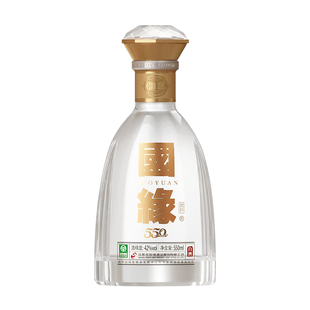 【升级550ml】今世缘 42度国缘对开550ml单瓶装 送礼大容量