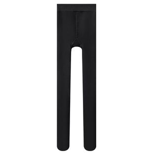 菇娘家热压黑色连裤袜高支棉羊毛打底裤灰色大码女小个子秋冬加厚