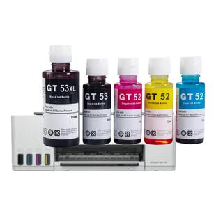 适用惠普Tank580彩色墨仓式打印机墨水GT52 GT53 582 583 585墨盒