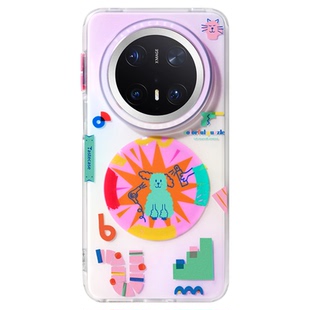Tastecase小狗拼图世界磁吸手机壳适用于华为Mate70Pro+/Pura70Ultra/P70Pro新款MagSafe原创可爱防摔保护壳