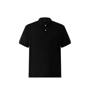 SCOFIELD男士25年夏季新款纯棉纯色时尚商务休闲宽松短袖polo衫