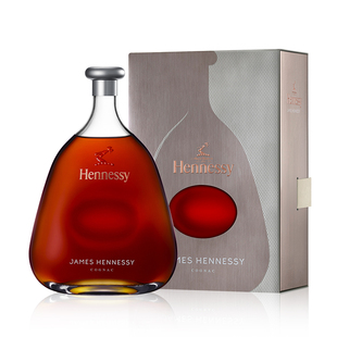 【官方直营】轩尼诗詹姆士干邑白兰地700ml礼盒进口洋酒正品官方