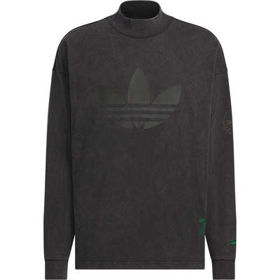 Adidas/阿迪达斯正品三叶草男士运动休闲复古立领长袖T恤JN0777