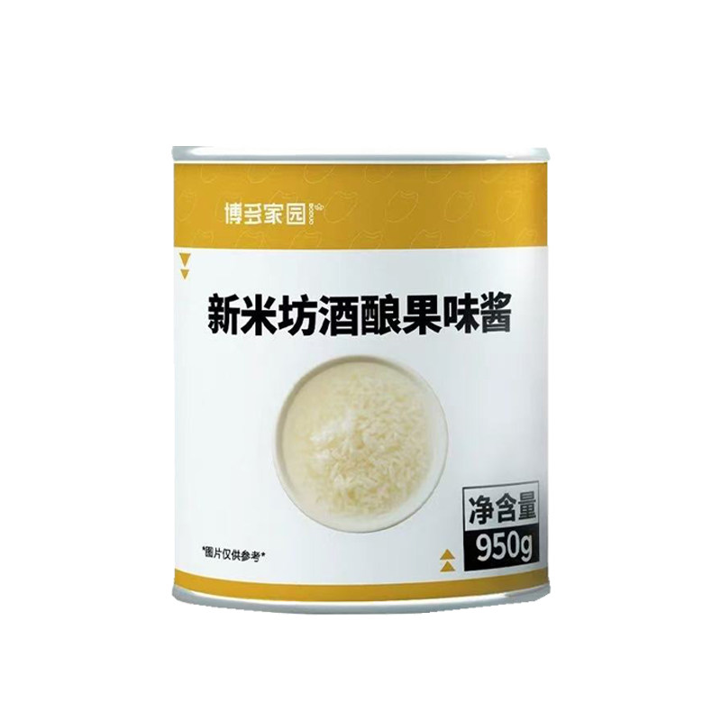 博多家园新米坊酒酿果味酱可直接冲饮热饮奶茶原料果酱950g包邮