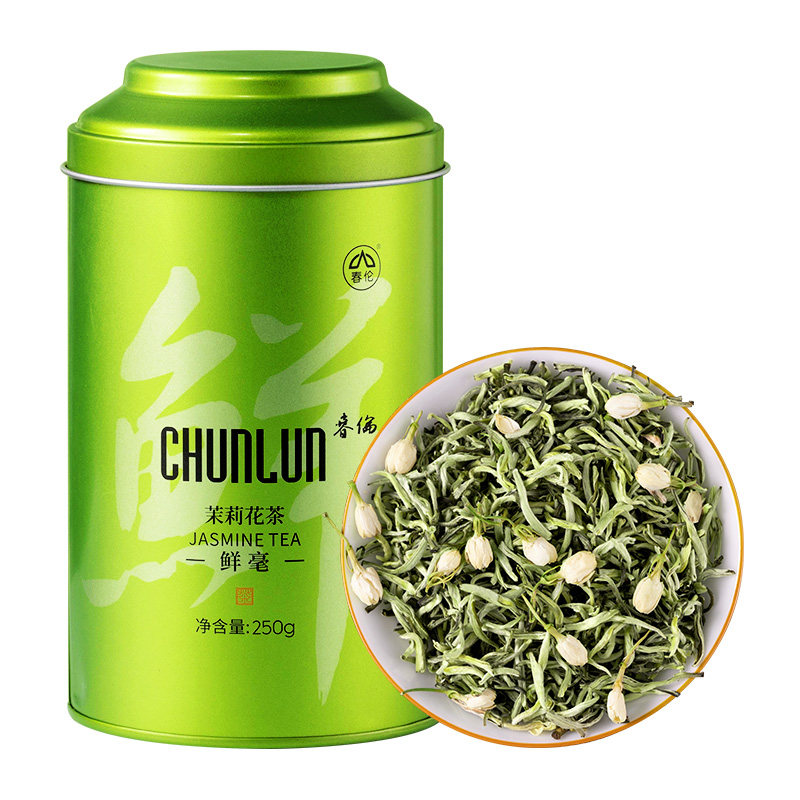 春伦飘雪福州茉莉花茶官方旗舰店正品特级浓香型新茶优质绿茶茶叶