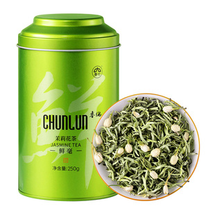 春伦飘雪福州茉莉花茶官方旗舰店正品特级浓香型新茶优质绿茶茶叶