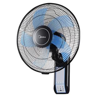 美的壁扇壁挂式电风扇家用非免打孔静摇头强力工业风扇商用大风力