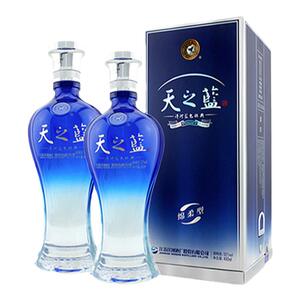 洋河天之蓝52度480ml*2双支白酒