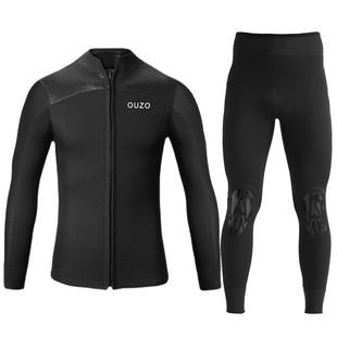 1.5/2/3mm潜水服男分体湿衣 冲浪防寒服游泳衣女上衣长袖长裤套装
