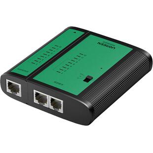 绿联网络测线仪网线检测仪信号通断检测器宽带测试仪网线检测维修工具rj45网线rj11电话线两用