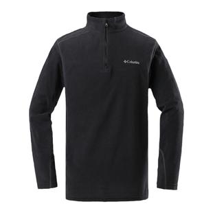 Columbia哥伦比亚抓绒衣男秋冬户外休闲防风保暖半拉链外套AE6558