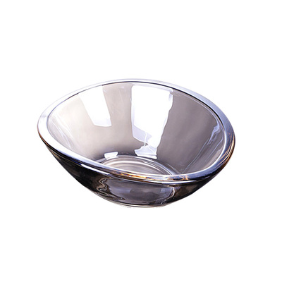 欧式简约水晶玻璃精致小号水果盘