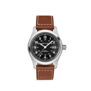 HAMILTON汉米尔顿卡其野战小红帽自动机械腕表男表军表夜光手表