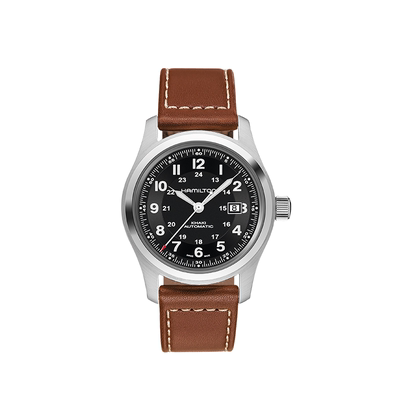 汉米尔顿官旗卡其野战小红帽手表