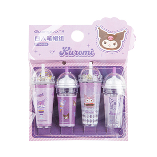 正版三丽鸥笔帽库洛米冰淇淋铅笔保护帽美乐蒂玉桂狗可爱学生创意笔头加长延长器初学者洞洞铅笔盖盖子防戳