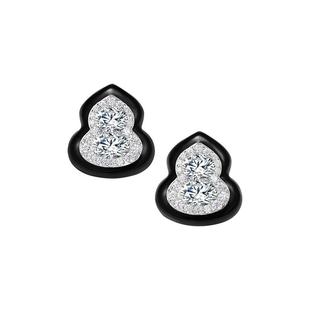 摩邦珠宝圆明有园-别有洞天福禄葫芦耳环女款时尚节日礼物