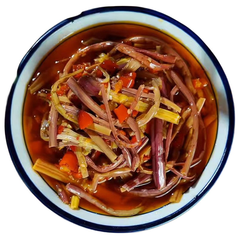 湖南特产香辣蕨菜下饭菜新鲜蕨菜腌制酱腌菜即食开味咸菜拌饭小菜