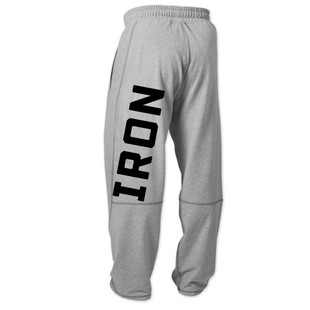 环球野兽纯棉运动长裤健身男士大码针织街头宽松裤子健美直筒卫裤