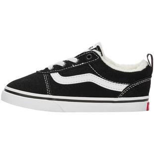 Vans范斯童鞋官方 Ward Slip-on美式街头黑白配色加绒小童帆布鞋