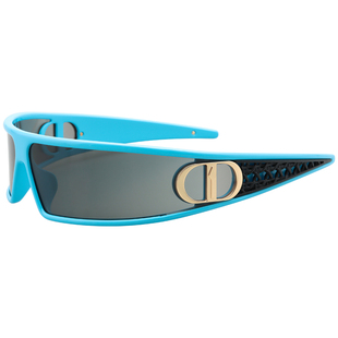 MOSCOT LEMTOSH太阳镜男骑行浅蓝色发箍眼镜街拍二合一弧形墨镜女