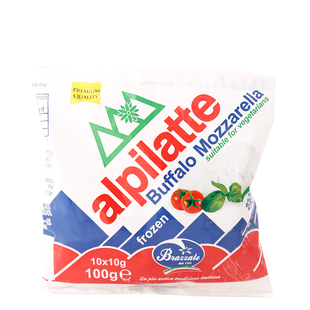 柏札莱阿尔卑冷冻水牛马苏里拉奶酪球100g 芝士拉丝球 即食小雪球