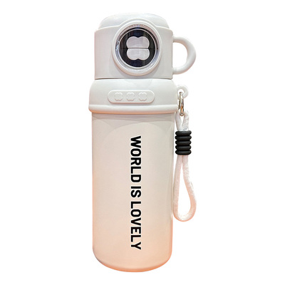 保温杯大容量男款2025新款吸管杯