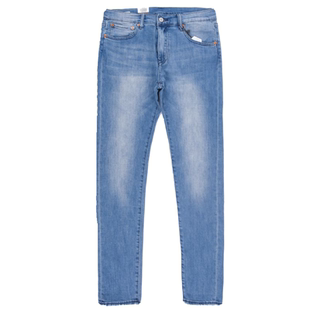 百搭外贸511牛仔裤男秋冬浅色厚款直筒修身弹力小脚长裤休闲潮牌