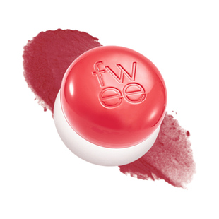 韩国fwee唇颊两用膏布丁腮红膏ND03哑光丝绒唇泥口红唇霜自然淡颜