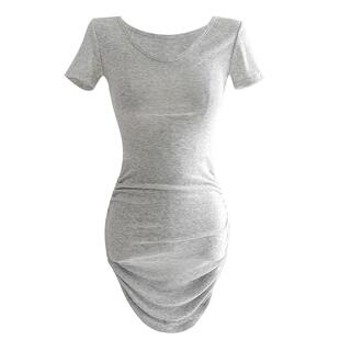 藏蓝色纯欲辣妹清新连衣裙显瘦夏季新款气质修身紧身身材短裙简约